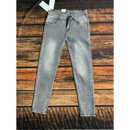 quần bò jean nam dài đen rách phối khóa kéo lệch đẹp mẫu mới hotchất bò co giãn chuẩn vnxk