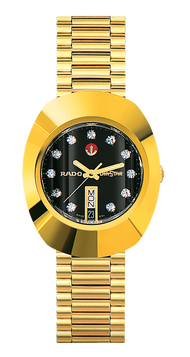 RADO Diastar Original Automatic นาฬิกาข้อมือผู้ชาย รุ่น R12413493(หน้าทอง) / R12413613(หน้าดำ) (พลอย