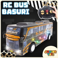 Bus Telolet Basuri Mainan Remote Control Anak Mobil Mobilan Bis Bunyi Musik Nyala Lampu