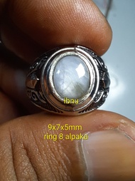 batu white safir burma natural.