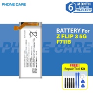 Battery EB-BF711ABY / EB-BF712ABY Compatible For Samsung Z Flip 3 5G F711B (2370mAh / 930 mAh)