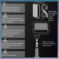 [hotkeystore.]  Electric Air Pump 100PSI Bicycle Pump Air Compressor