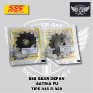SSS FRONT GEAR SATRIA FU OLD FU NEW SAT FU NEW BARONG TYPE 415 428 12T 13T 14T 15T 100%Original