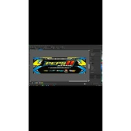 Custom workshop banner 2x0.6 meter design requestbebas