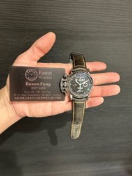 ✅香港行貨 2021年12月28日錶 全球限量75隻 星期日曆顯 計時馬錶 透明玻璃錶底 自動機械錶 GRAHAM CHRONOFIGHTER VINTAGE D-DAY 2CVAS.B30A