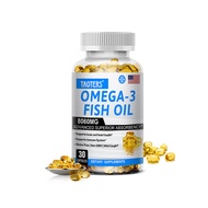 TAOTERS Fish Oil | OMEGA-3 | วิตามิน D3 อาหารเสริม ชะลอวัย ขาวใส สนับสนุนสุขภาพหัวใจและสมอง