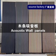 Foreign Trade Cross-Border Source Polyester Fiber Acoustic Panel Concave-Convex Grating Panel Decora