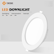 LED Downlight White AC220V Spotlight 7W 9W 12W 18W Recessed in ceiling Lamps Ultr-thin LEDs in Home Kitchen Living Room Lighting