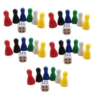 [szluzhen3gv] 30x     Plastic     Game     Piece     Dice     Set     Children     Kids