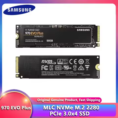 SAMSUNG 970 EVO Plus SSD M2 Nvme Internal Solid State Drive 250GB 500GB MLC M.2 2280 PCIe 3.0x4 HDD 