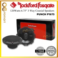 Rockford Fosgate P1675 Punch Series 3 Way Spk 6.75" Car Speaker 120 Watts Speaker Kereta