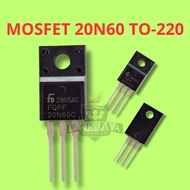 MOSFET Transistor 20N60 TO 220 Power FET 20 a 600 V Chip Transistor Original