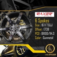 Raxer 6 Spokes 16 X 7.0JJ 8X100/114.3 Gunmetal