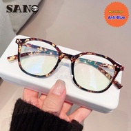 【Replaceable Lenses】COD (San9)Korean Fashion Round Frame Eyeglasses For Women