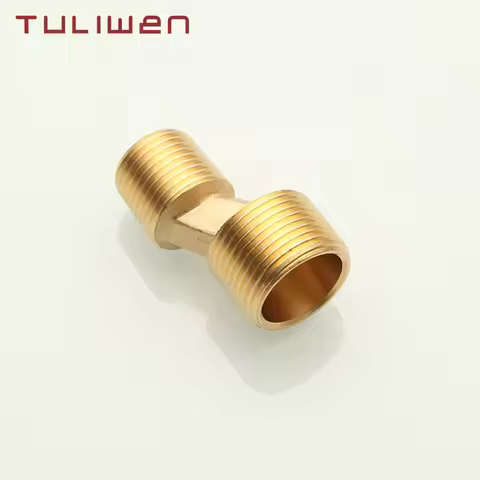 NPT 1/2 to GοΌBSP) 3/4 Widening Shower Faucet Adjustable Adapter Solid Brass Wall Mounted Width Adjus