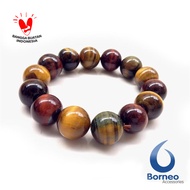 Round Tiger Eye Biduri Bracelet