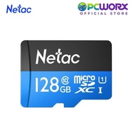 Netac NT02P500STN-128G-R P500 128GB 90/mbs Standard Micro SDXC w/ Adapter Micro SD | Netac SD Card