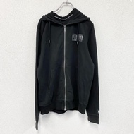 PUMA全拉鍊連帽衫/衛衣，黑色，XL 碼，古著