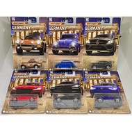 Matchbox PORSCHE 911 RALLY VW BEETLE MERCEDES BENZ GLE COUPE AUDI TT RS CAYENNE EV4 70 th Half Set D