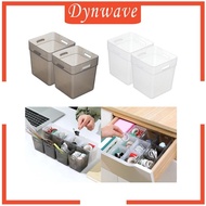 [Dynwave] 2x Refrigerator Organizer Box, Refrigerator Side Door Storage Container, Refrigerator Side Door Box for Pantry, Kitchen, Refrigerator, Fruit