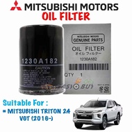 Oil Filter Mitsubishi Triton 2.4 Mivec VGT 2016 1230A182 KL1-KL3 AIRTREK ASX GRANDIS (1230A182)