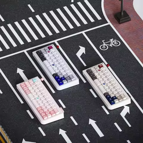 80Retros GB40 Mechanical Keyboard Wireless Tri-mode GASKET Hot-Swap Custom 40% Mini Aluminum Office 