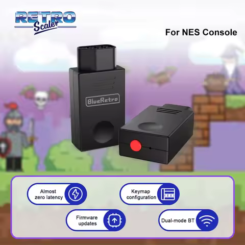 RetroScaler Blueretro NES Wireless Received Adapter for NES Console to PS3 PS4 8Bitdo Ipega9076 Swit