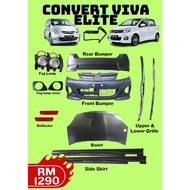 Bodykit Combo Convert Set Perodua Viva Lama 2007 Convert To Viva Elite 2009 100% High Quality
