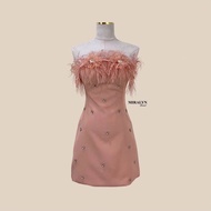 ชุดคุณภาพดี💯ตรงปก✨พร้อมส่ง-ร้านนี้มีเลย✅ไม่ต้องเช็ค*ส่งไว💐เดรส ชุดออกงานสี​ เขียว​ ชมพู​ Miralyn​