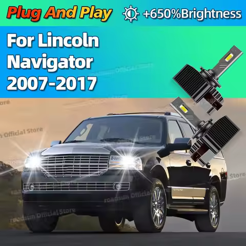 6000K LED Headlights HID D3S Turbo Car Light Bulbs 30000LM For Lincoln Navigator 2007-2017 2010 2011