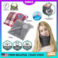 DOMI Travel Pillow Neck Protector Rest 360 Support Case Fitted Compact 360 Rest Support Neck Protect