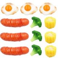 Food Simulation Vegetable Props Shooting Children Omelettes Blue Corn Decoration Western Model Flowe