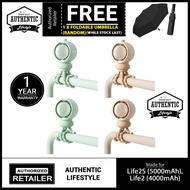 Jisulife Life2s.50 / Life2.40
 Stroller Fan Life2S / Life2 360 degrees Rotation 100 Wind Speeds Filt