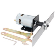 DIY เครื่องตัดหญ้าชุด DC 12V 775มอเตอร์แมงกานีสใบมีดเหล็กสวนเครื่องมือย้ายเครื่องมือขนาดเล็กหญ้าตัดเ