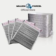 MillionParcel Aluminium Foil Bag | Thermal Bag | Cooler Insulated Bag | Food Delivery Bag | Foam Box