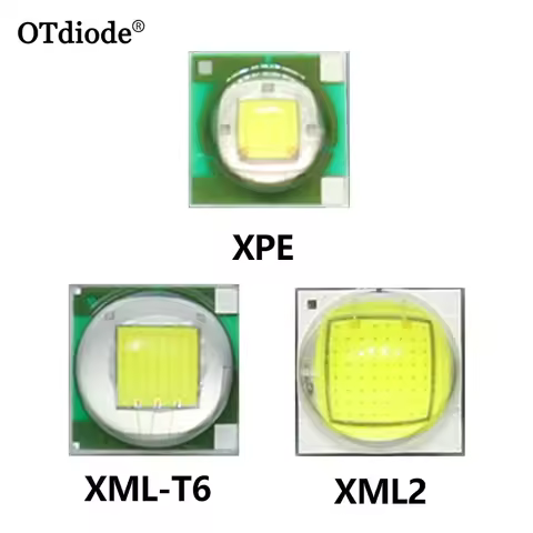 10PCS 1W 3W XPE 3.5*3.5mm 5W 10W 5*5mm XML-T6 XML2 3V LED diodes LED Bulb LED Lamp Bead Flashlight A