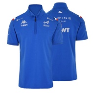 2024 New F1 Racing Suit + Alpine F1 Jersey + Men&Women Summer Short Sleeve Polo Shirt