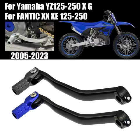 CNC Foldable Gear Shift Lever For Yamaha YZ 125 250 YZ125 YZ250 YZ125X YZ250X For FANTIC XX125 XX250