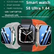 2023 Original S8 Ultra Smart Watch Series 8 1.44 inch Men Women Bluetooth Call Waterproof Sport Fitness SmartWatch For SAMSUNG HUAWEI XIAOMI  Android Phone