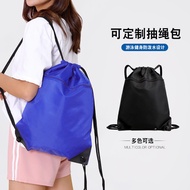 600D Thickened Sports Backpack Drawstring Backpack Bag Oxford Cloth Drawstring Bag Outdoor Leisure D