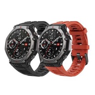 amazfit - [2色] 華米 T-Rex 3 旗艦軍規級 GPS 運動智能手錶 黑色│潛水感測認證、高續航、運動模式、語音助手