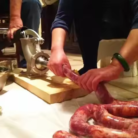 1-30 Meters Sausage Casing Width 47mm Diameter 30mm Casing for Meat Ham Smoked Sausage Preserved BBQ