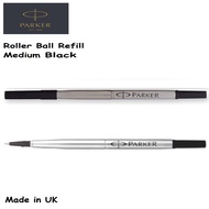 Parker Rollerball Pen Refill Medium Black Made in UK