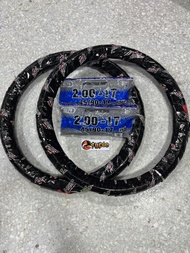 ยางนอก 50/100x17 2 เส้น + ยางใน 2.00x17 2 เส้น