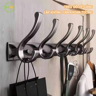 STGE Wall Mounted Clothes Hanger, Door hanger without drilling to save space, Multi-purpose hanger