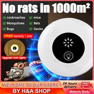 LOCAL🔥rat repellent ultrasonic mouse repellent mosquito repellent electric rat killer penghalau tiku