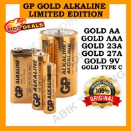 GP GOLD Edition AA AAA 23A 27A ORIGINAL Bateri Alkaline Super Heavy Duty Battery