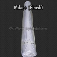 Bahan Kain Jersey Dryfit Milano Warna Putih Per Roll  (1 Roll=25 kg)(finish)