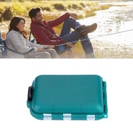 ZHAOX55PQ 3PCS Hooks Storage , Waterproof Double Layer Fishing Baits Box, Portable 9.5*6.3*2.8cm Gre