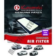 TOYOTA SUBARU 86/BRZ(2016~NFL) 2.0 MANUAL COROLLA CROSS(ZSG10) 1.8G ALTIS(ZRE211) AIR FILTER RTY-770